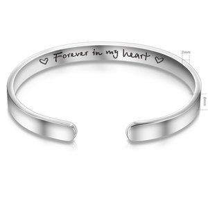 Valentine Bracelet for Him -  Forever in My Heart